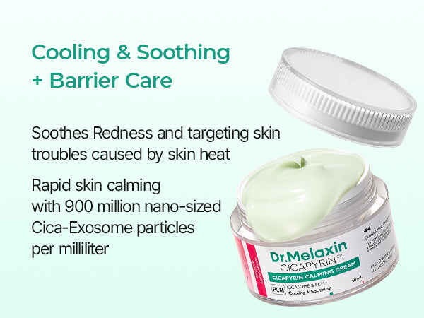 DR.MELAXIN CICAPYRIN CALMING CREAM Kojący krem do twarzy z kompleksem chłodzącym 50 ml #5