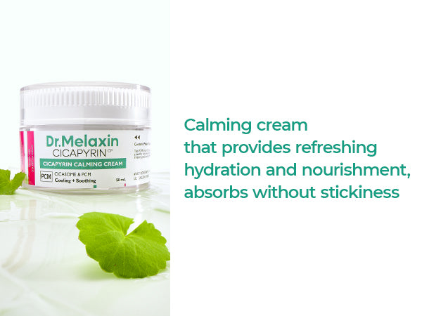 DR.MELAXIN CICAPYRIN CALMING CREAM Kojący krem do twarzy z kompleksem chłodzącym 50 ml #6