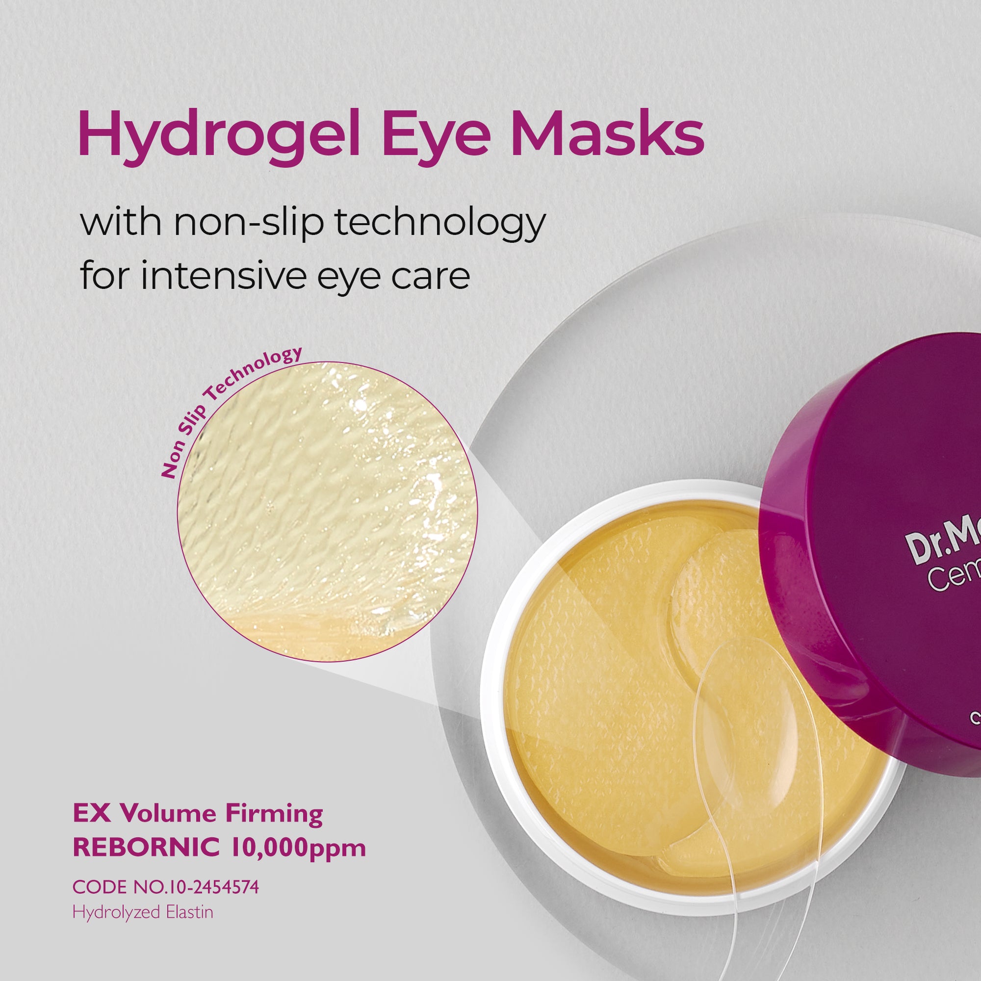 DR.MELAXIN CEMENRETE CALCIUM VOLUME EYE PATCH Ujędrniające płatki hydrożelowe pod oczy 60 szt. #7
