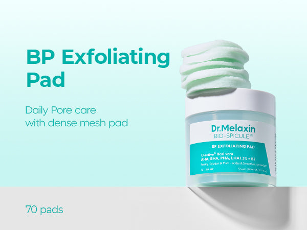 DR.MELAXIN BIO-SPICULE BP EXFOLIATING PAD Złuszczające płatki z kwasami AHA, BHA, PHA, LHA 165 ml (70 szt) #3