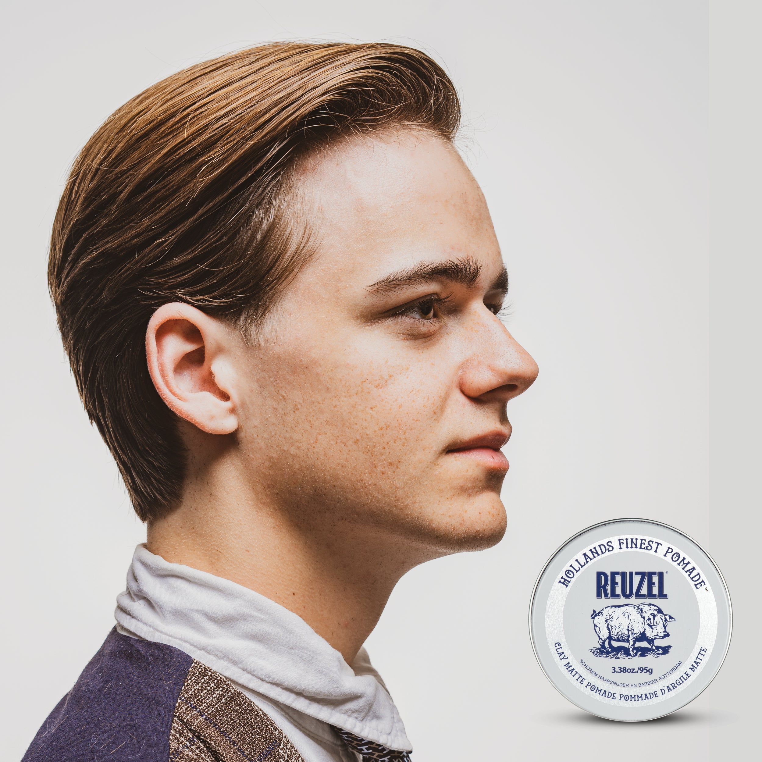 REUZEL CLAY MATTE POMADE Matująca glinka do włosów o średnim utrwaleniu 95 g #2