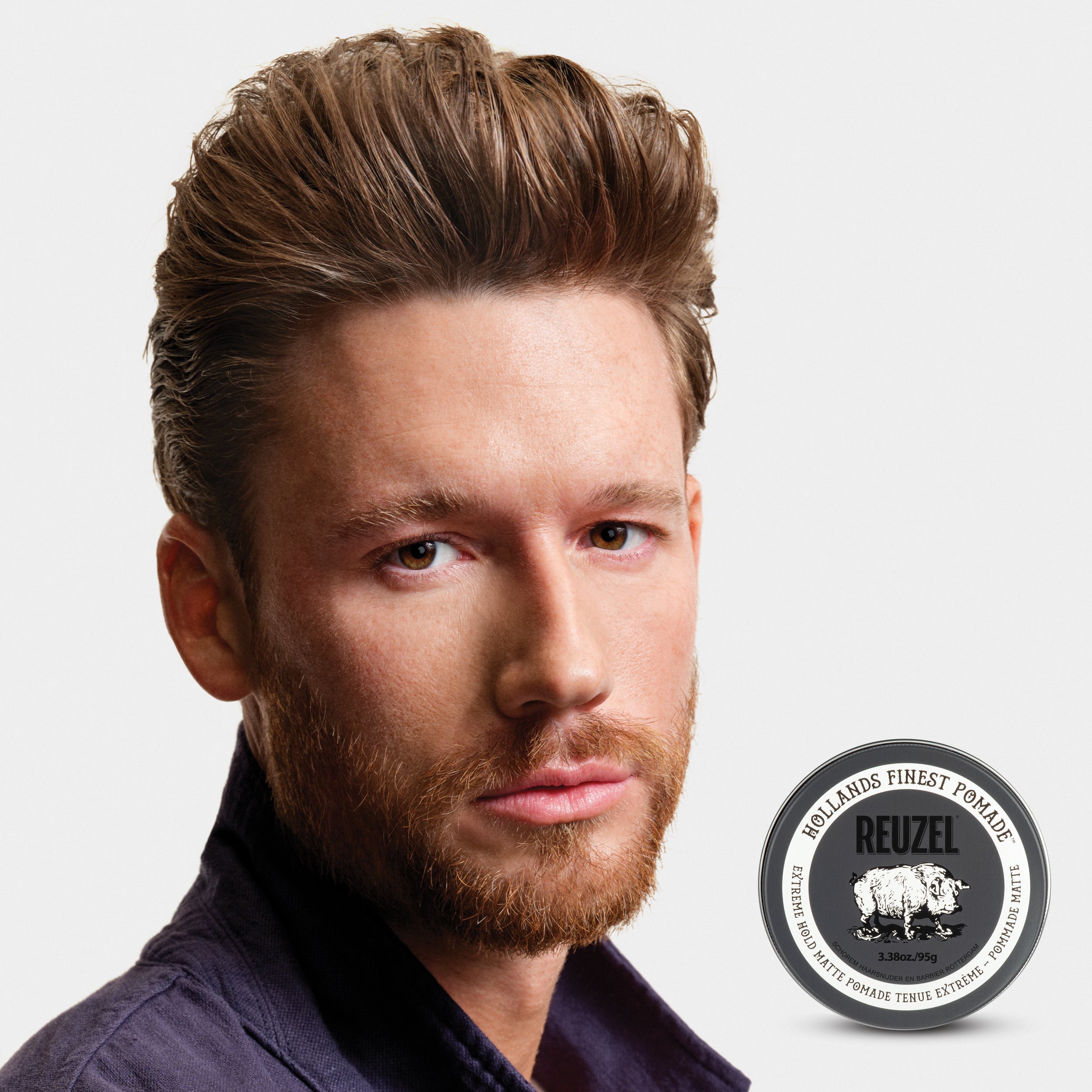REUZEL EXTREME HOLD MATTE POMADE Super silná matující pomáda na vlasy 95 g #3