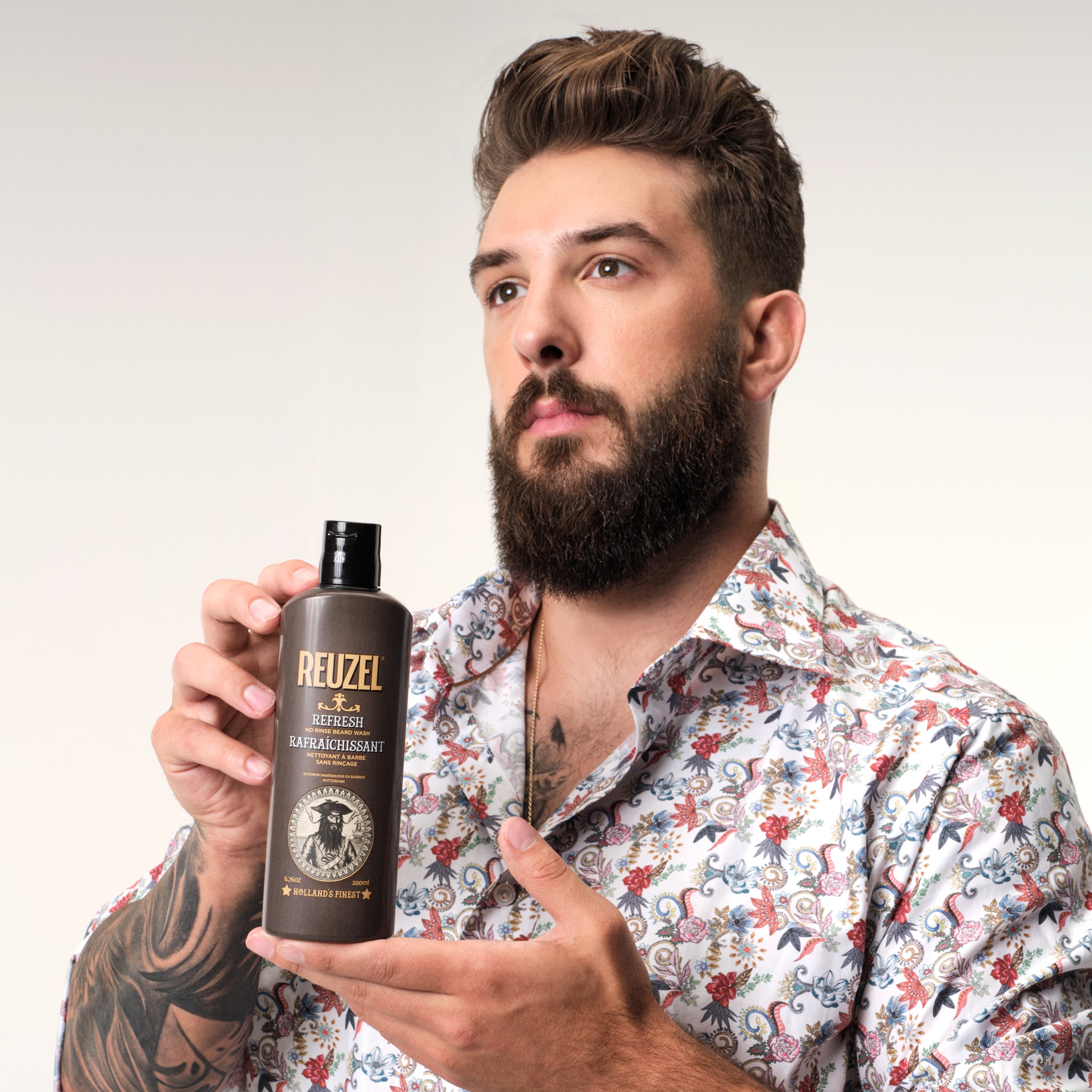 REUZEL NO RINSE BEARD WASH Suchý šampon na vousy bez oplachování 200 ml #3