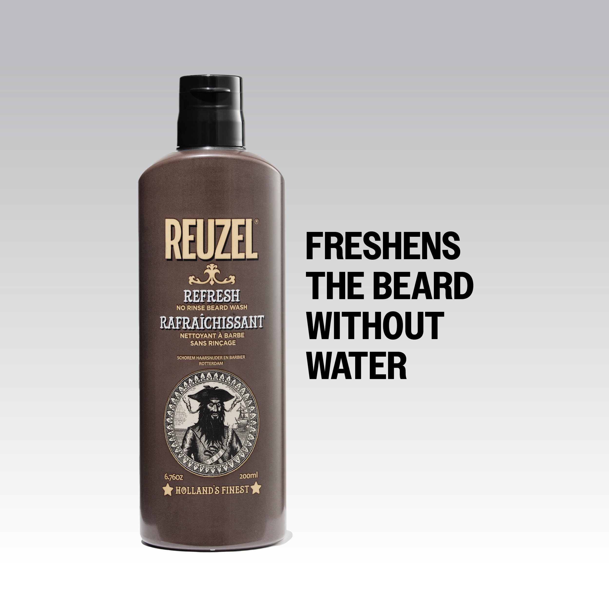 REUZEL NO RINSE BEARD WASH Suchý šampon na vousy bez oplachování 200 ml #4