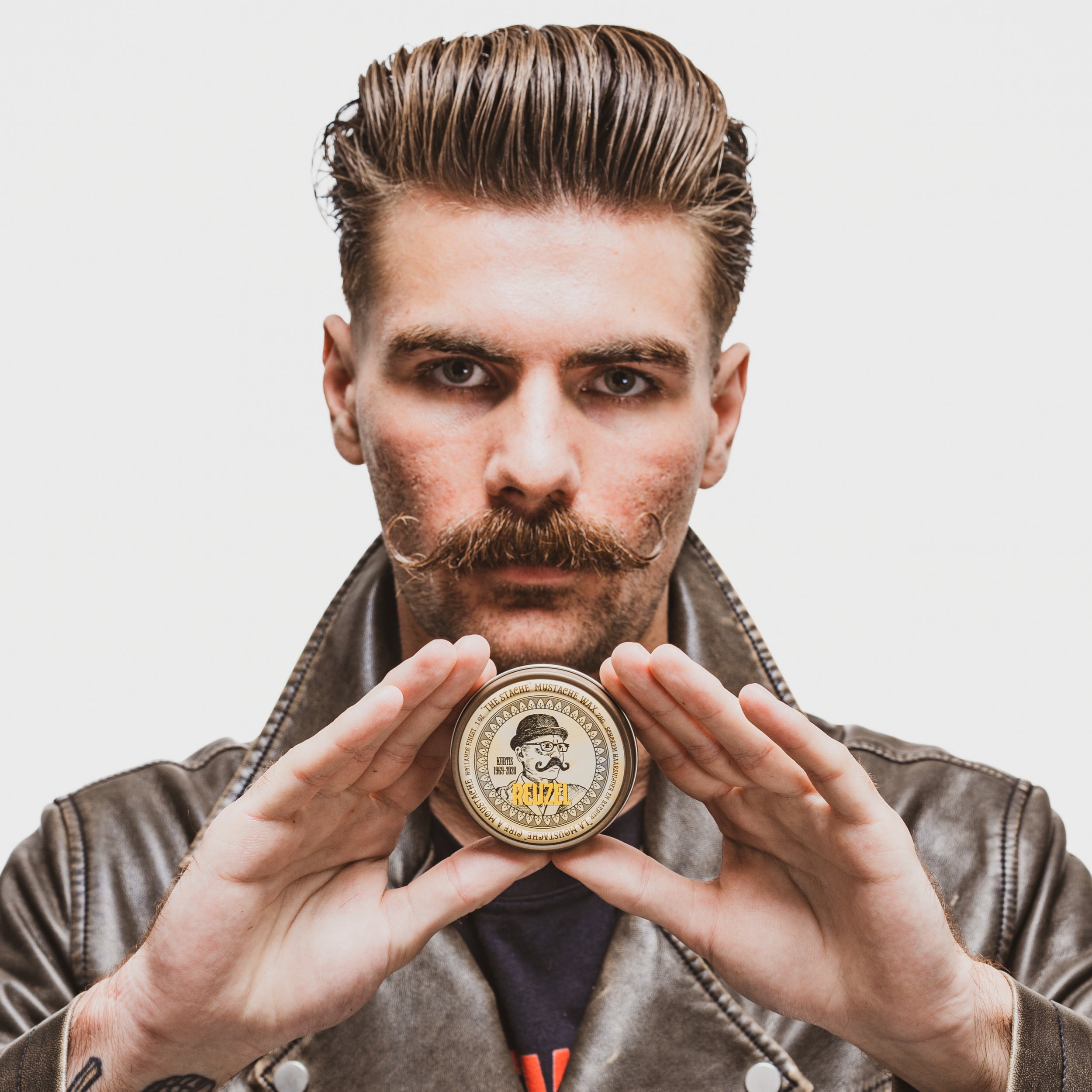 REUZEL BOURBON SIDECAR MUSTACHE WAX Wosk do włosów 28 g #3