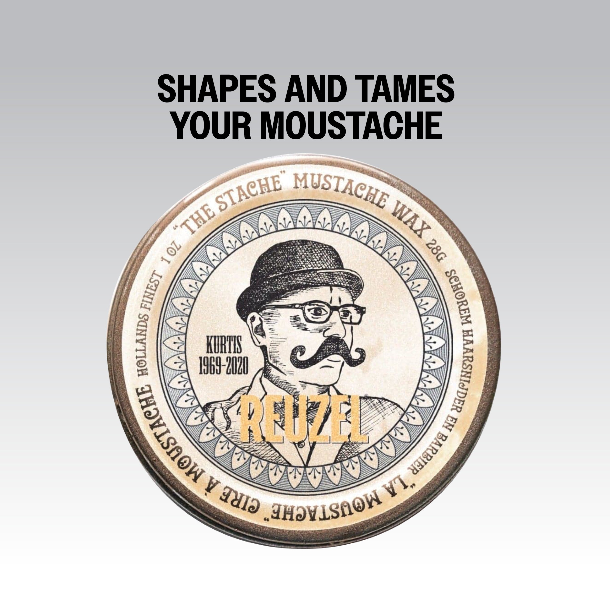 REUZEL BOURBON SIDECAR MUSTACHE WAX Wosk do włosów 28 g #4