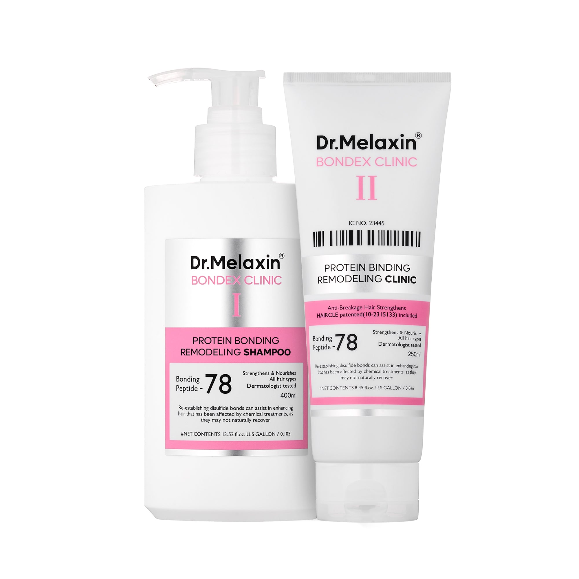 DR.MELAXIN BONDEX LINE Repair Set – sada, která obnovuje poškozené a oslabené vlasy