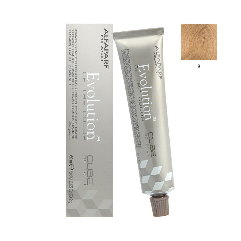 ALFAPARF EVOLUTION OF THE COLOR CUBE Farba do włosów 60 ml #9