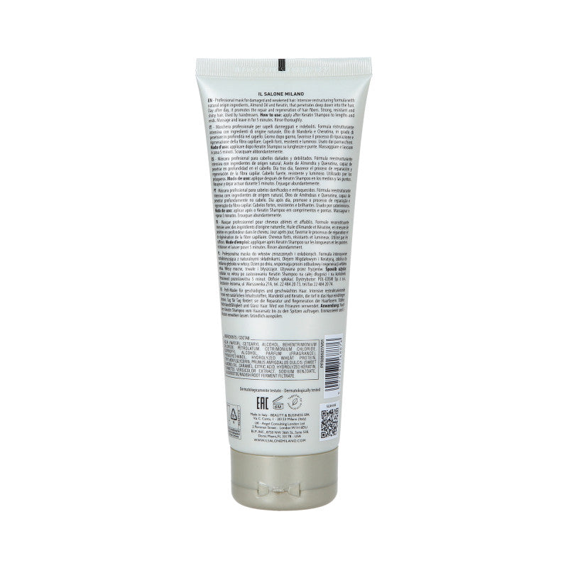 ALFAPARF IL SALONE MILANO KERATIN Odbudowująca maska do włosów 250 ml #2
