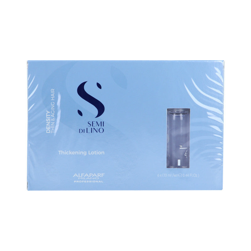 ALFAPARF SEMI DI LINO DENSITY Zahušťující kúra pro tenké a zralé vlasy 6x13ml