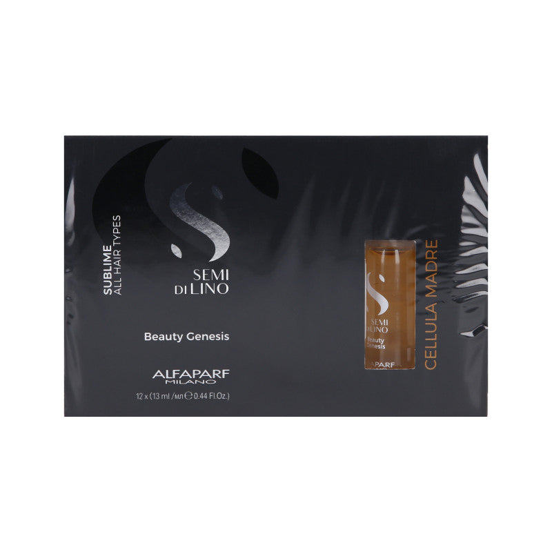 ALFAPARF SEMI DI LINO SUBLIME Cellula Madre Ampule, regenerační koncentrát pro všechny typy vlasů 12x13 ml