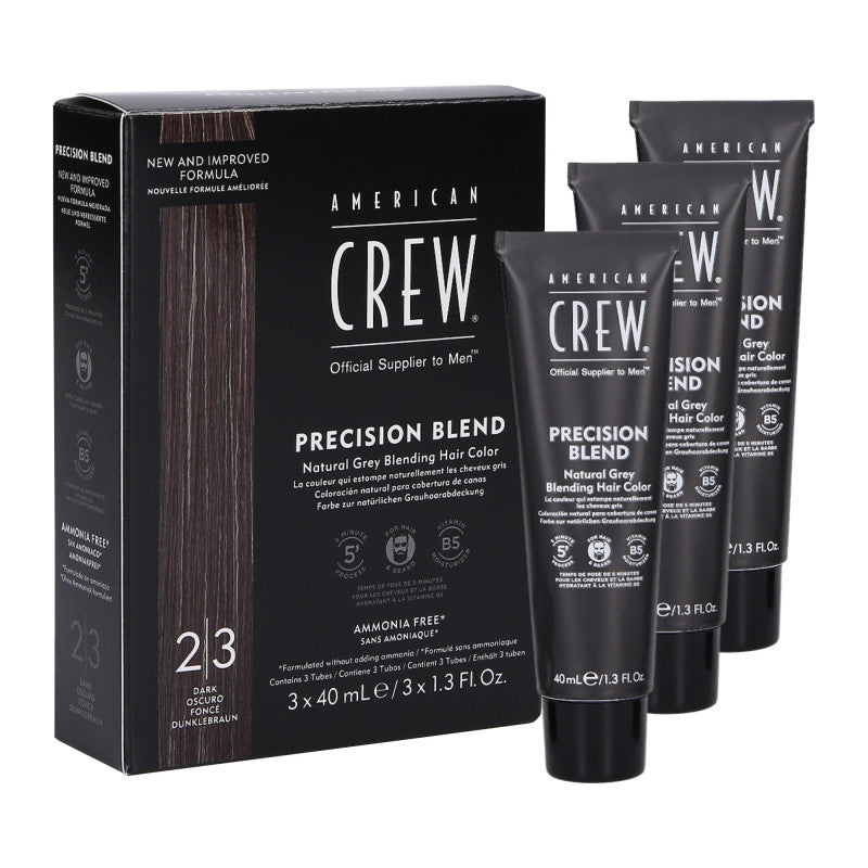 AMERICAN CREW Precision Blend Haartönung Dark (2-3) 3x40ml