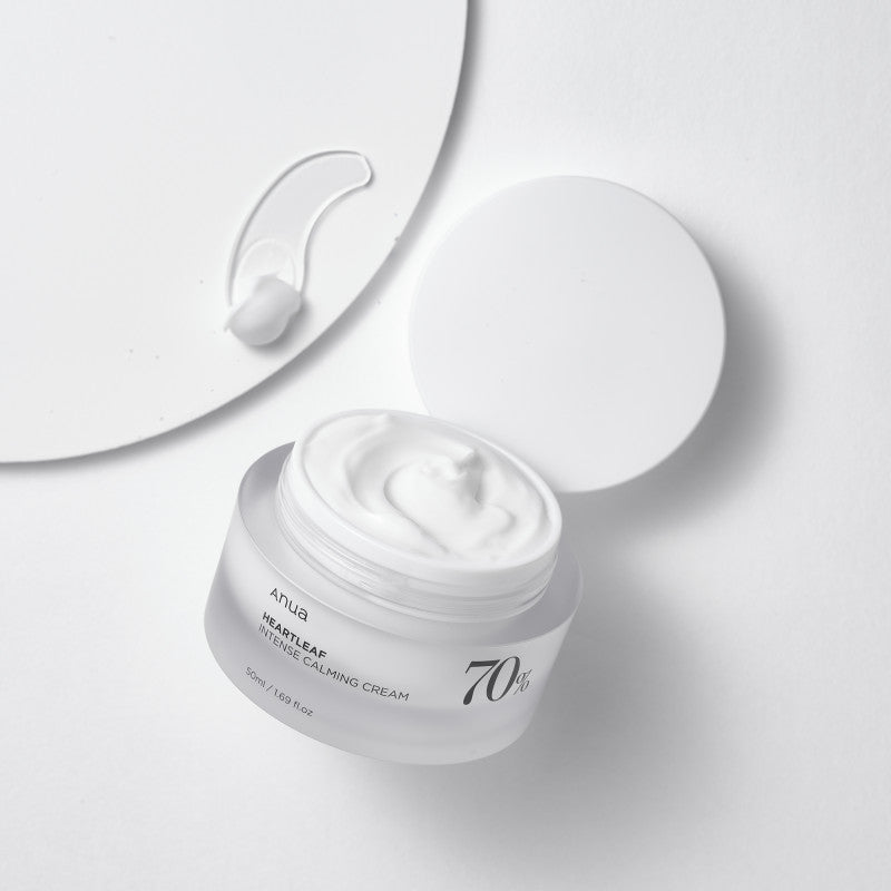 ANUA HEARTLEAF 70 INTENSE CALMING Bogaty krem łagodzący z ceramidami i pantenolem 50 ml #2