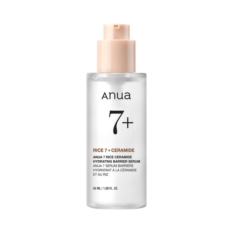 ANUA RICE CERAMIDE HYDRATING BARRIER Brightening serum with rice extract and niacinamide 50 ml