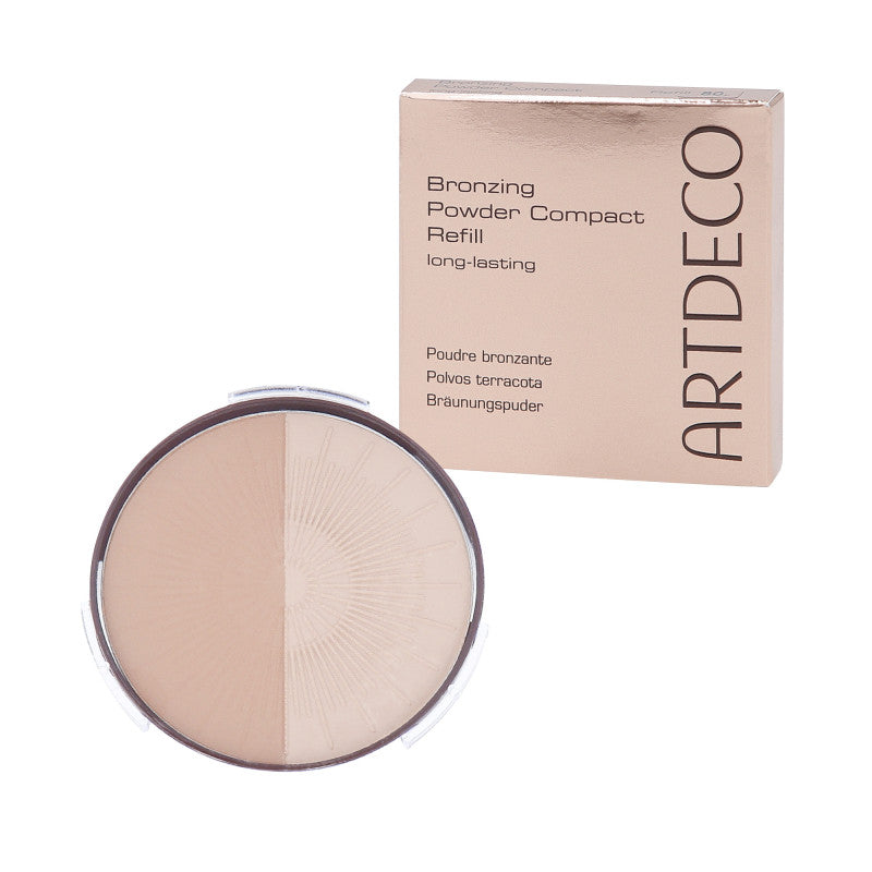 ARTDECO BRONZING POWDER COMPACT NATURAL Poudre bronzante recharge 80 10g