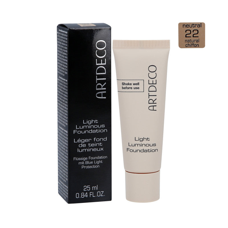ARTDECO LIGHT LUMINOUS Rozjasňující podkladová báze 22 Přírodní šifon 25ml