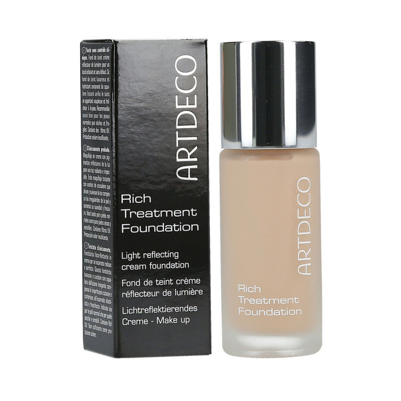 ARTDECO Rich Treatment Krémový rozjasňující make-up na obličej 12 Vanilla Rose 20 ml