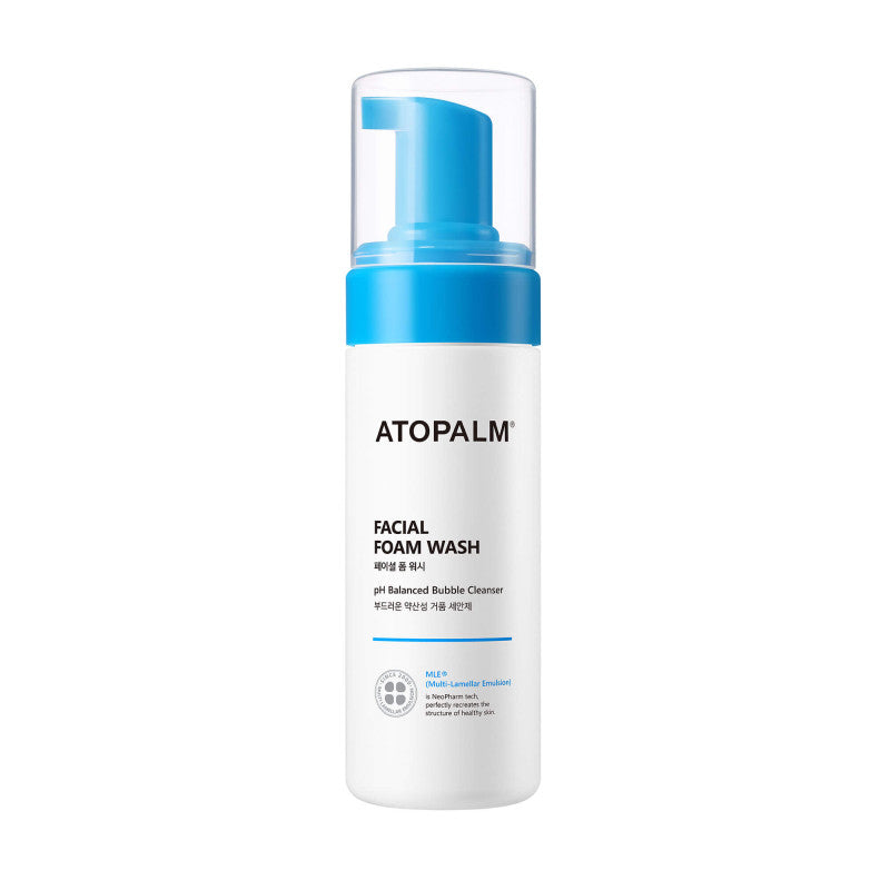 ATOPALM MLE Schiuma detergente viso delicata per pelli sensibili e secche 150 ml