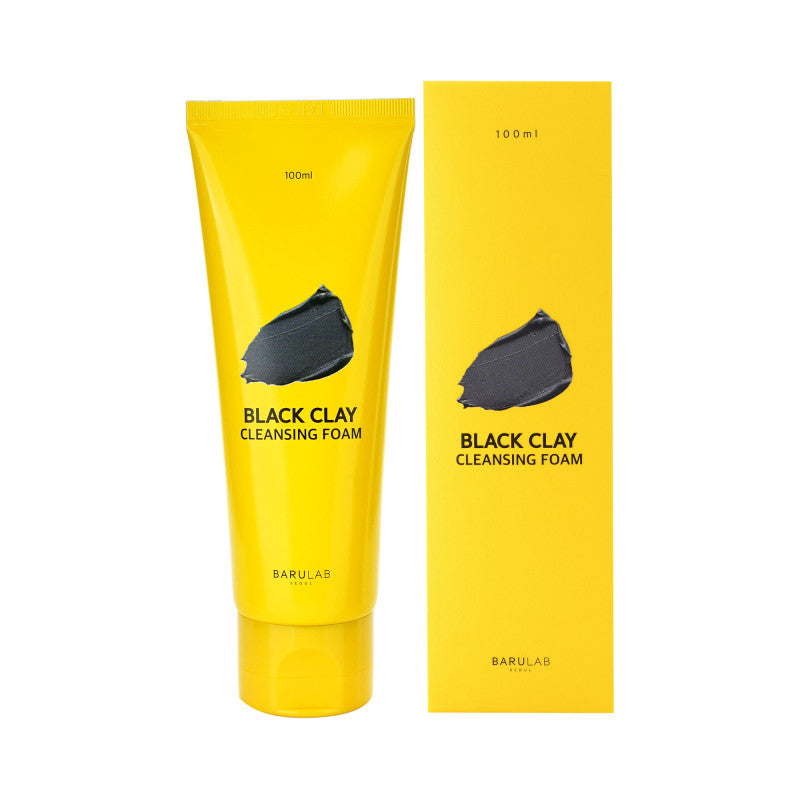 BARULAB BLACK CLAY Schiuma detergente all'argilla nera 100 ml