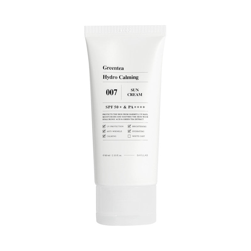 BARULAB GREENTEA SPF 50+ PA++++ Feuchtigkeitsspendender Sonnenschutz mit grünem Tee 60 ml
