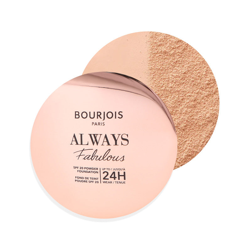 BOURJOIS ALWAYS FABULOUS Dlouhotrvající pudrový základ s filtrem SPF20 125 Ivory 7 g