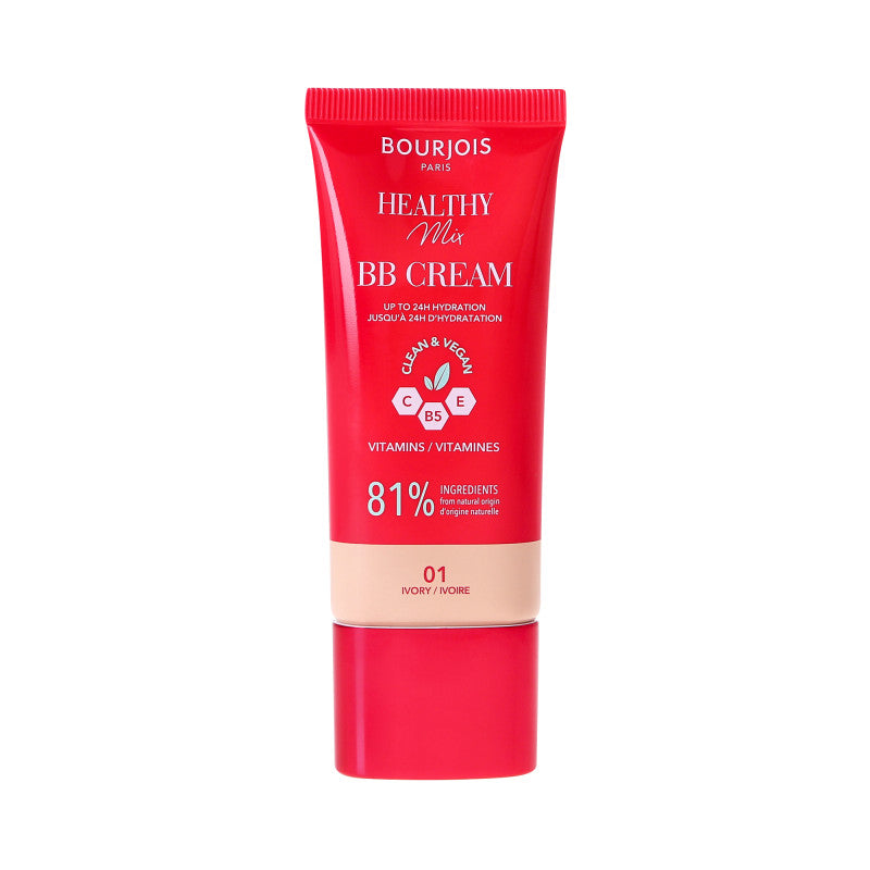 BOURJOIS HEALTHY MIX Intensywnie nawilżający krem BB do twarzy 01 Ivory 30 ml