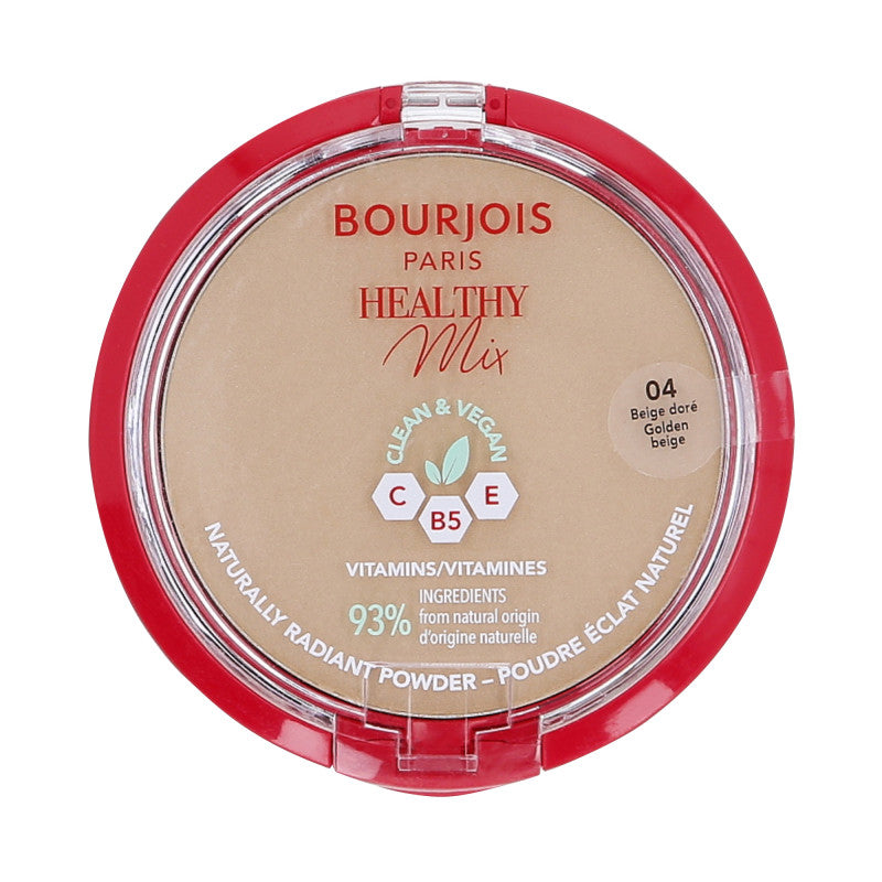 BOURJOIS HEALTHY MIX VEGAN Prasowany puder do twarzy 04 Golden Beige 10 g