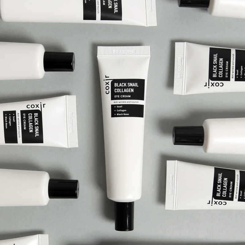 COXIR BLACK SNAIL COLLAGEN LINE Przeciwzmarszczkowy krem pod oczy z mucyną ślimaka i kolagenem 30 ml #2
