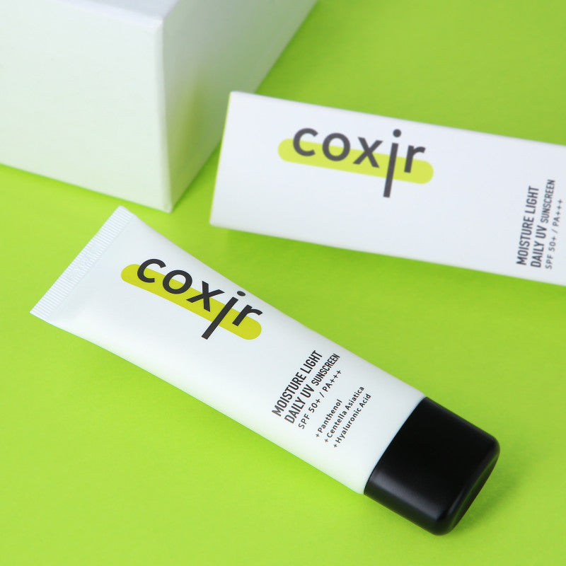 COXIR GREEN TEA CLEAR LINE Codzienny krem przeciwsłoneczny SPF50+ PA+++ z zieloną herbatą 50 ml #2
