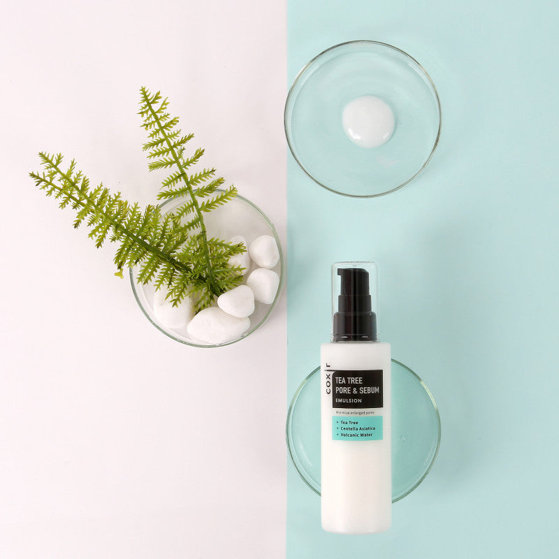 COXIR TEA TREE PORE LINE Hydratační emulze pro regulaci kožního mazu s extraktem z čajovníku 100 ml #2