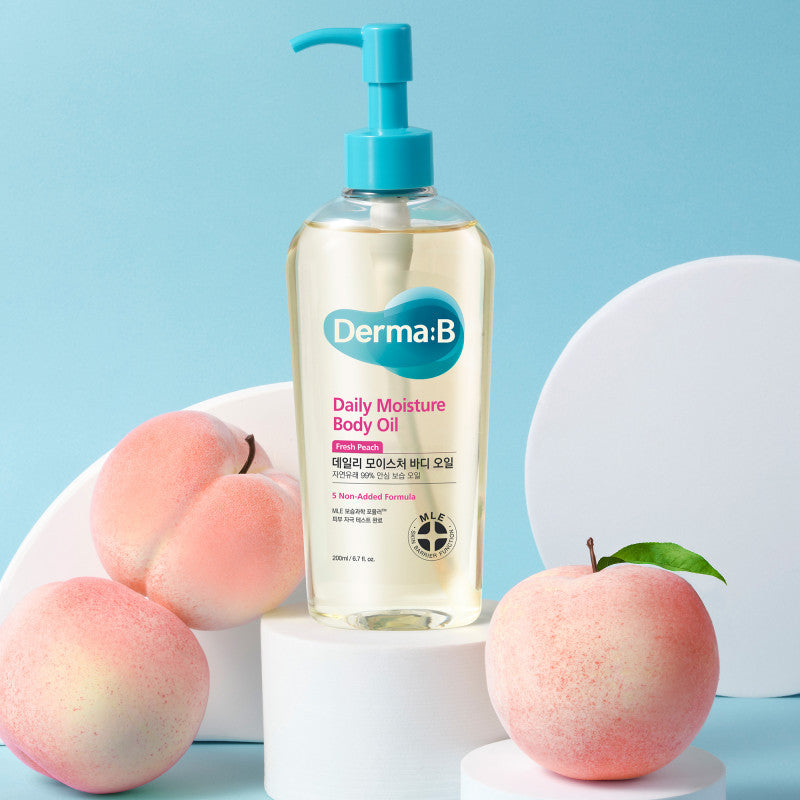DERMA:B Nawilżający olejek do ciała z ekstraktem z brzoskwini 200 ml #2