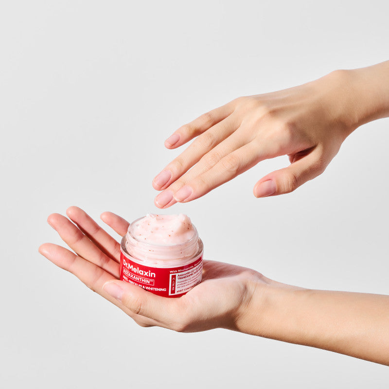 DR.MELAXIN ASTAXANTHIN ANTI-FRECKLES & WHITENING CAPSULE CREAM Rozjaśniający krem odmładzający z astaksantyną 50 ml #3