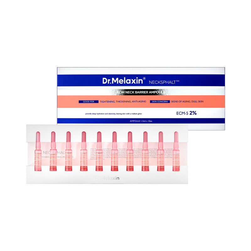 DR.MELAXIN NECKSPHALT LINE Fiale per la cura della pelle del collo 10 x 1,5 ml