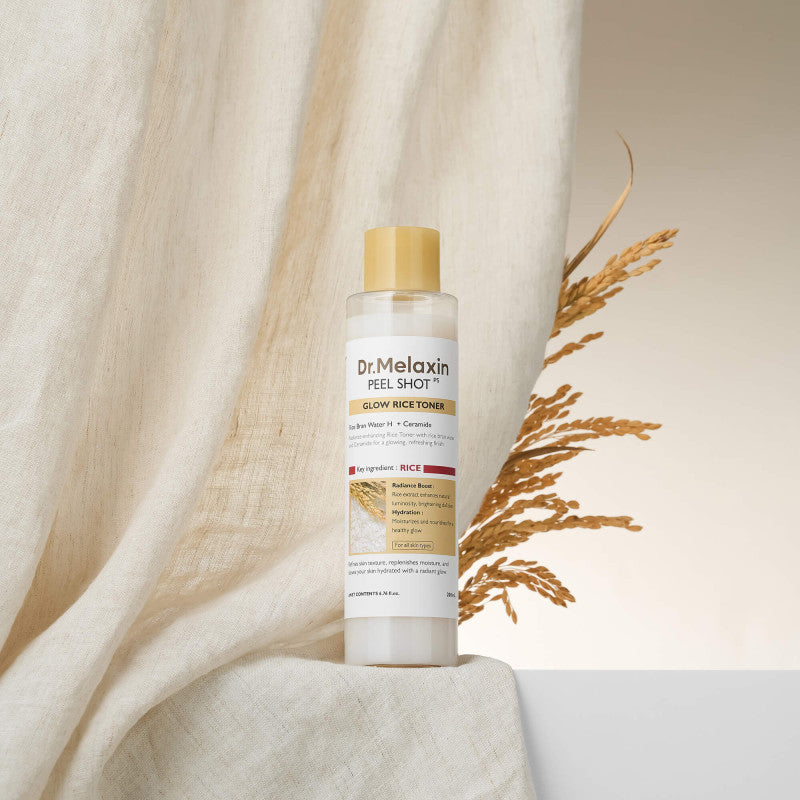 DR.MELAXIN PEEL SHOT GLOW WHITE RICE TONER Feuchtigkeitsspendender und leuchtender Reistoner 200 ml #2