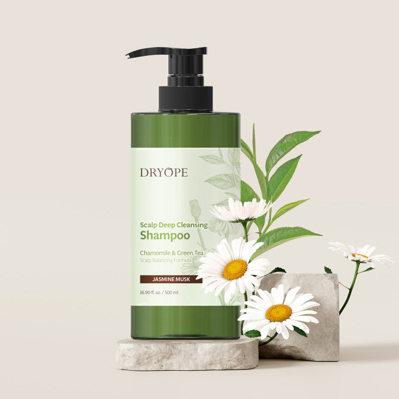DRYOPE SCALP DEEP CLEANSING Veganský šampon na vlasy s vůní pižma a jasmínu 500 ml #2