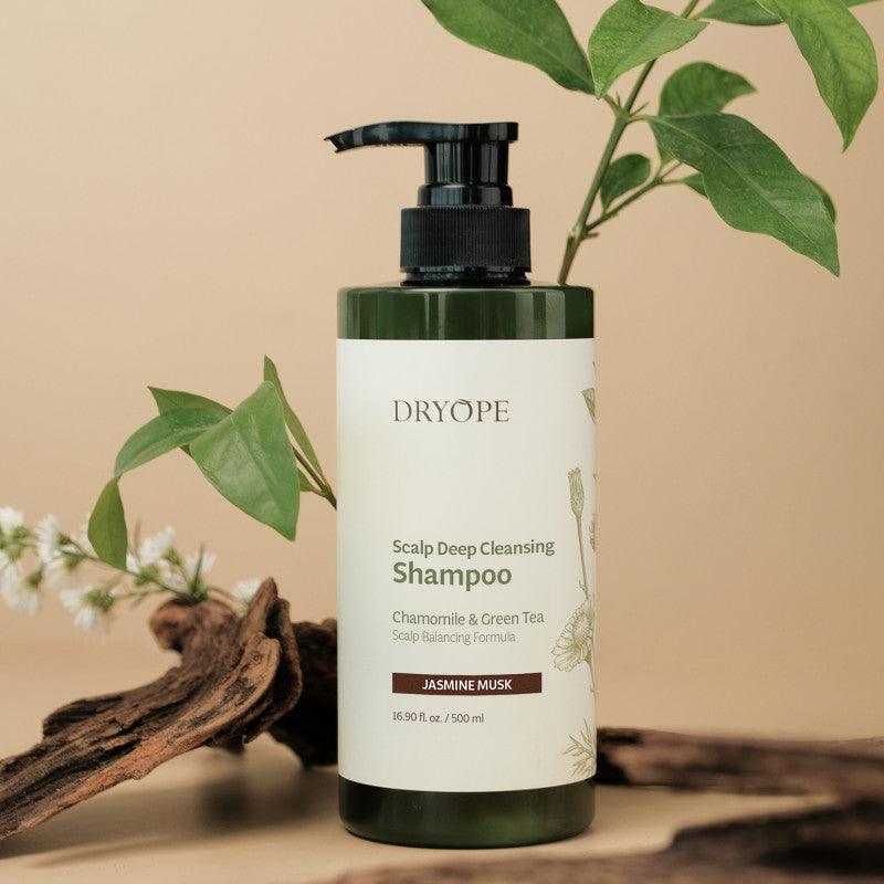DRYOPE SCALP DEEP CLEANSING Veganský šampon na vlasy s vůní pižma a jasmínu 500 ml #3