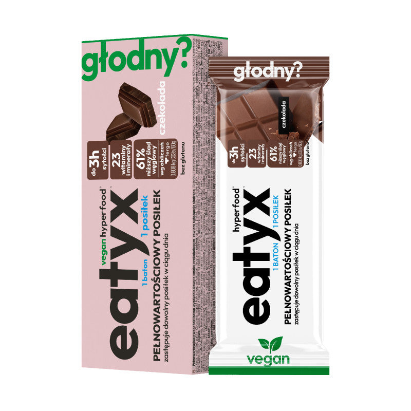 EATYX HYPERFOOD VEGAN Posiłek w formie batona, czekolada 60 g
