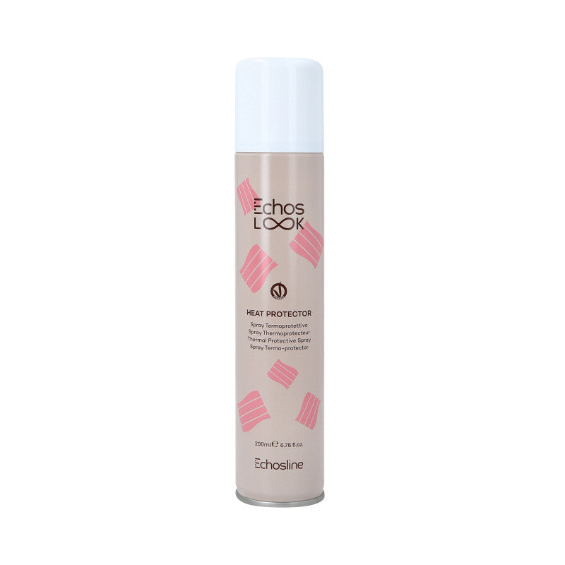 ECHOSLINE ECHOS LOOK HEAT PROTECTOR Veganský termoochranný sprej na úpravu vlasů 200 ml