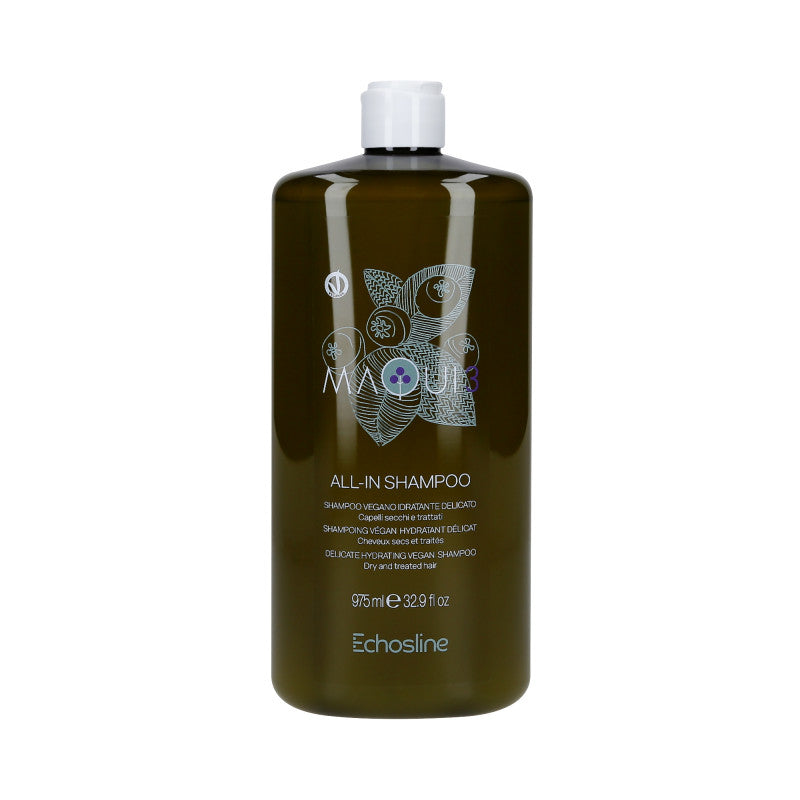 ECHOSLINE MAQUI 3 Shampoo idratante per capelli secchi e danneggiati 975ml