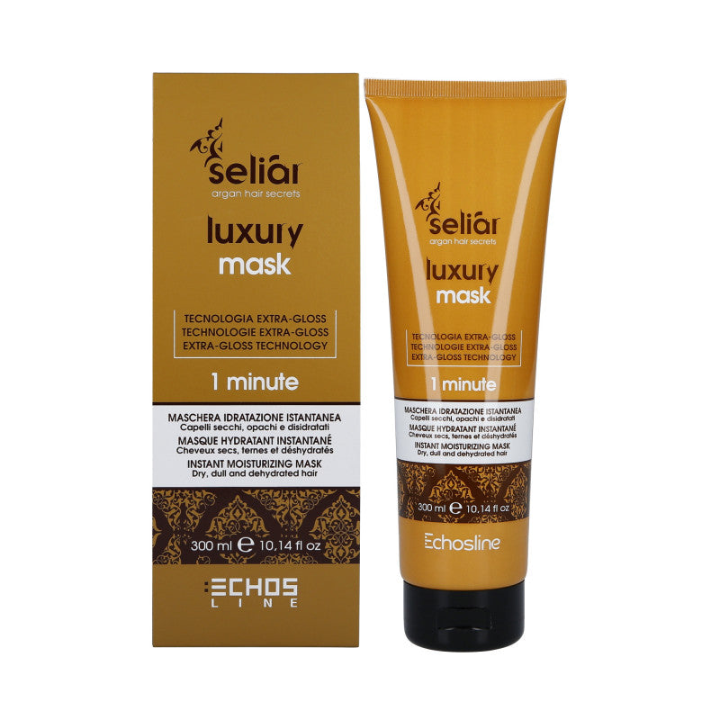 ECHOSLINE SELIAR LUXURY Maschera idratante intensiva per capelli secchi 300ml