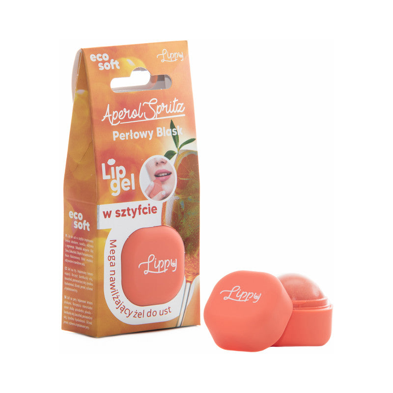 ECO SOFT LIPPY DAY DRINKS Mega nawilżający żel do ust Aperol Spritz 6,3 ml
