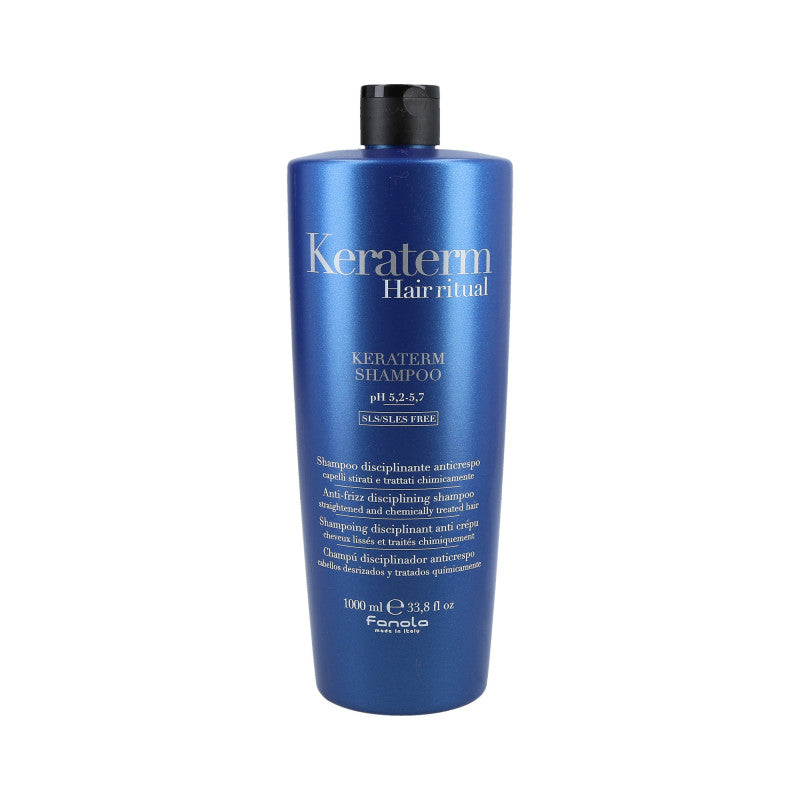 FANOLA KERATERM Shampoing à la kératine pour cheveux crépus 1000 ml