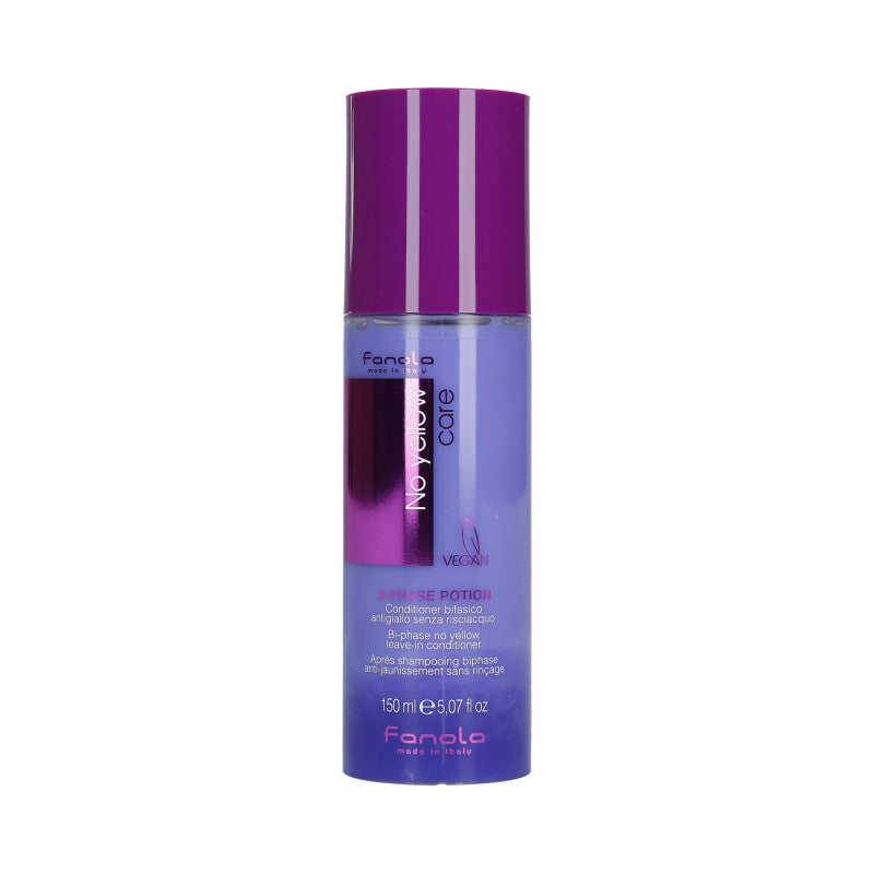 FANOLA NO YELLOW Dvoufázový vlasový kondicionér ve spreji 150 ml