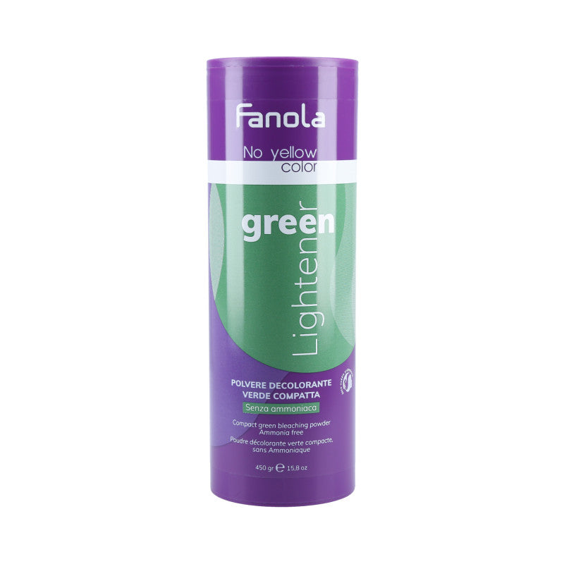 FANOLA NO YELLOW Zesvětlovač vlasů Zelená 450 g