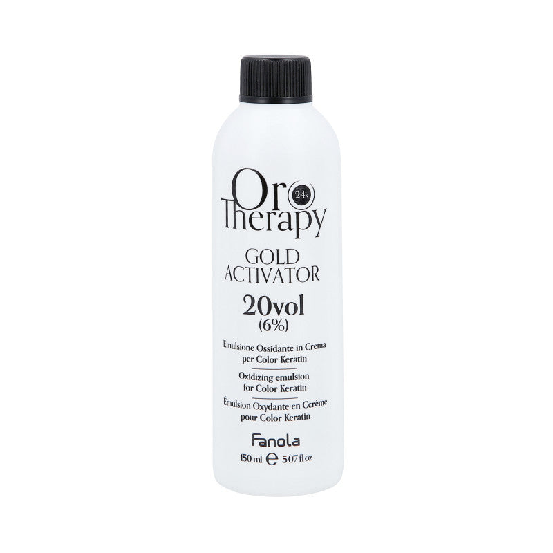 FANOLA ORO THERAPY GOLD Krém aktivátor barvy 6% 20vol 150 ml