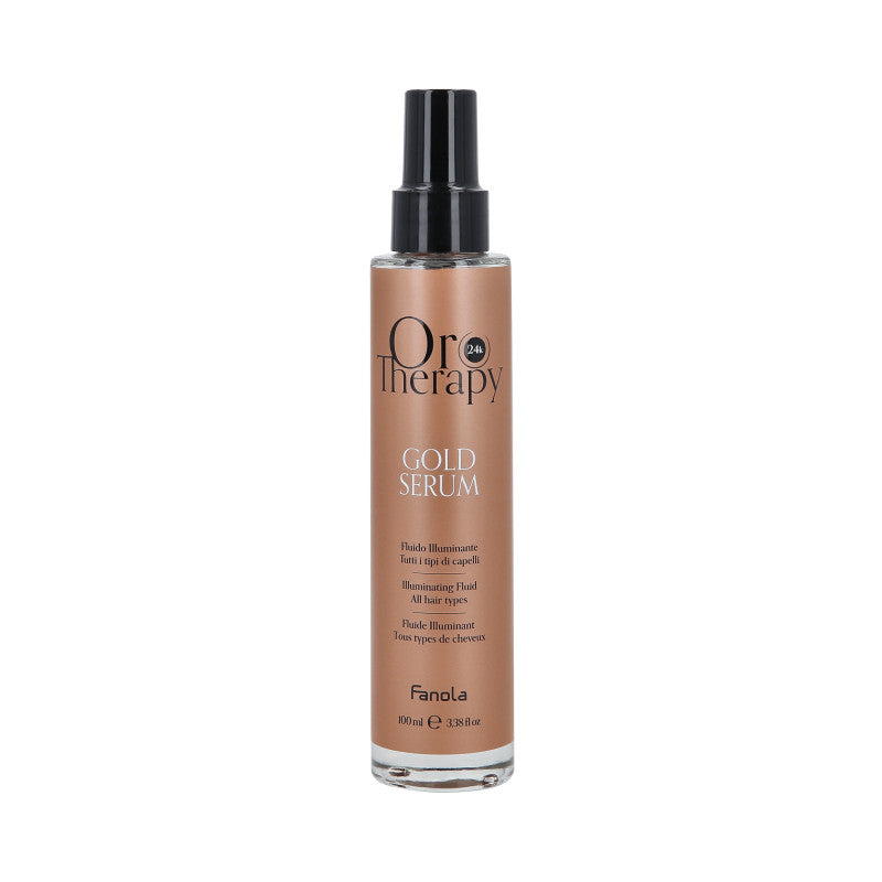 FANOLA ORO THERAPY GOLD SERUM Rozjasňující sérum pro všechny typy vlasů 100 ml