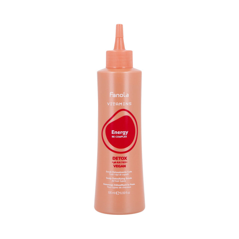 FANOLA VITAMINS ENERGY DETOXIFYING Peeling vitaminico cuoio capelluto 195 ml