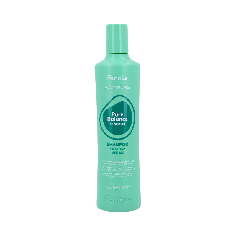 FANOLA VITAMINS PURE BALANCE Šampon na vlasy proti lupům s komplexem vitamínu B E 350 ml