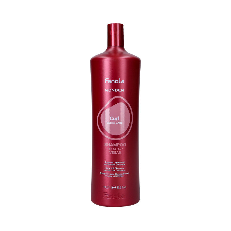 FANOLA WONDER CURL EXTRA CARE VEGAN Šampon pro kudrnaté a vlnité vlasy 1000 ml