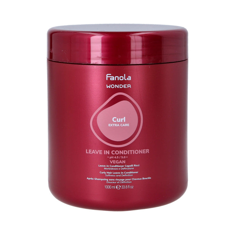 FANOLA WONDER CURL EXTRA CARE Wegańska odżywka do włosów kręconych bez spłukania 1000 ml